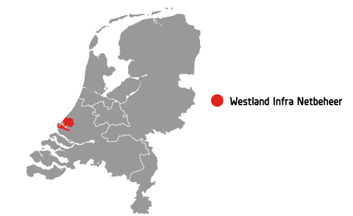 Verzorgingsgebied van Westland Infra Netbeheer